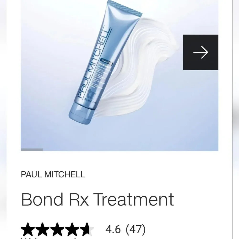 Paul Mitchell Bond Rx Treatment NEW FULL SIZE MSRP $28